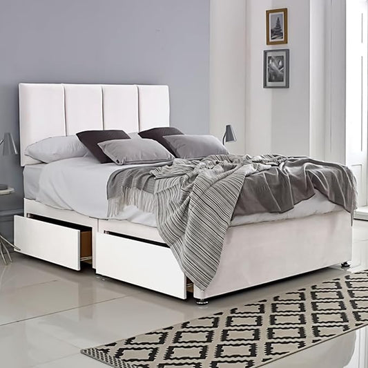 Divan King Size Bed 5ft | Including Mattress & Headboard