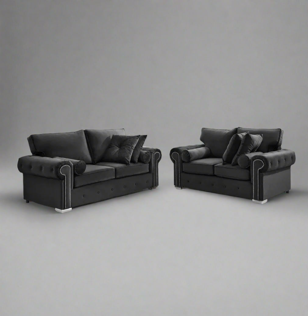 Olympia Full Back Sofa | Including Footstool