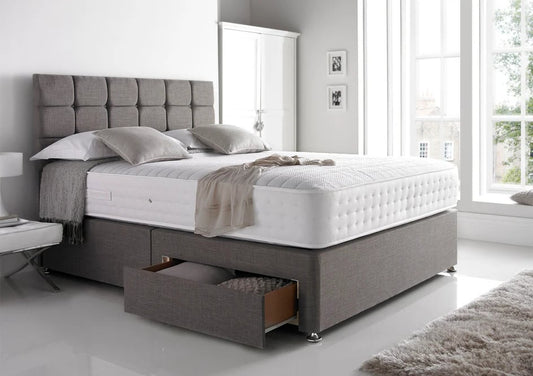 Divan Super King Size Bed 6ft | Including Mattress & Headboard