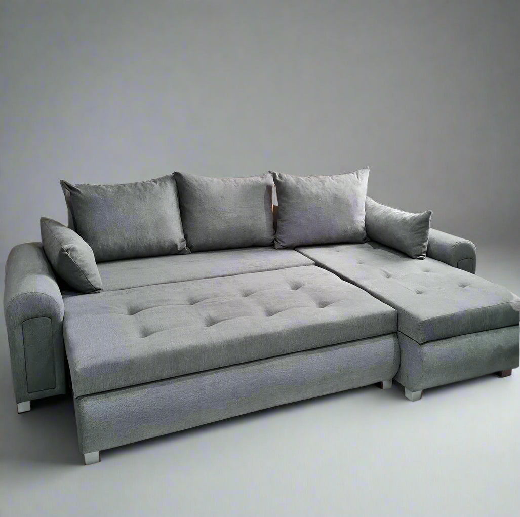 Belin Sofa Bed | 3 Seater Corner Storage Sofa Bed | L-Shape Sofa Bed