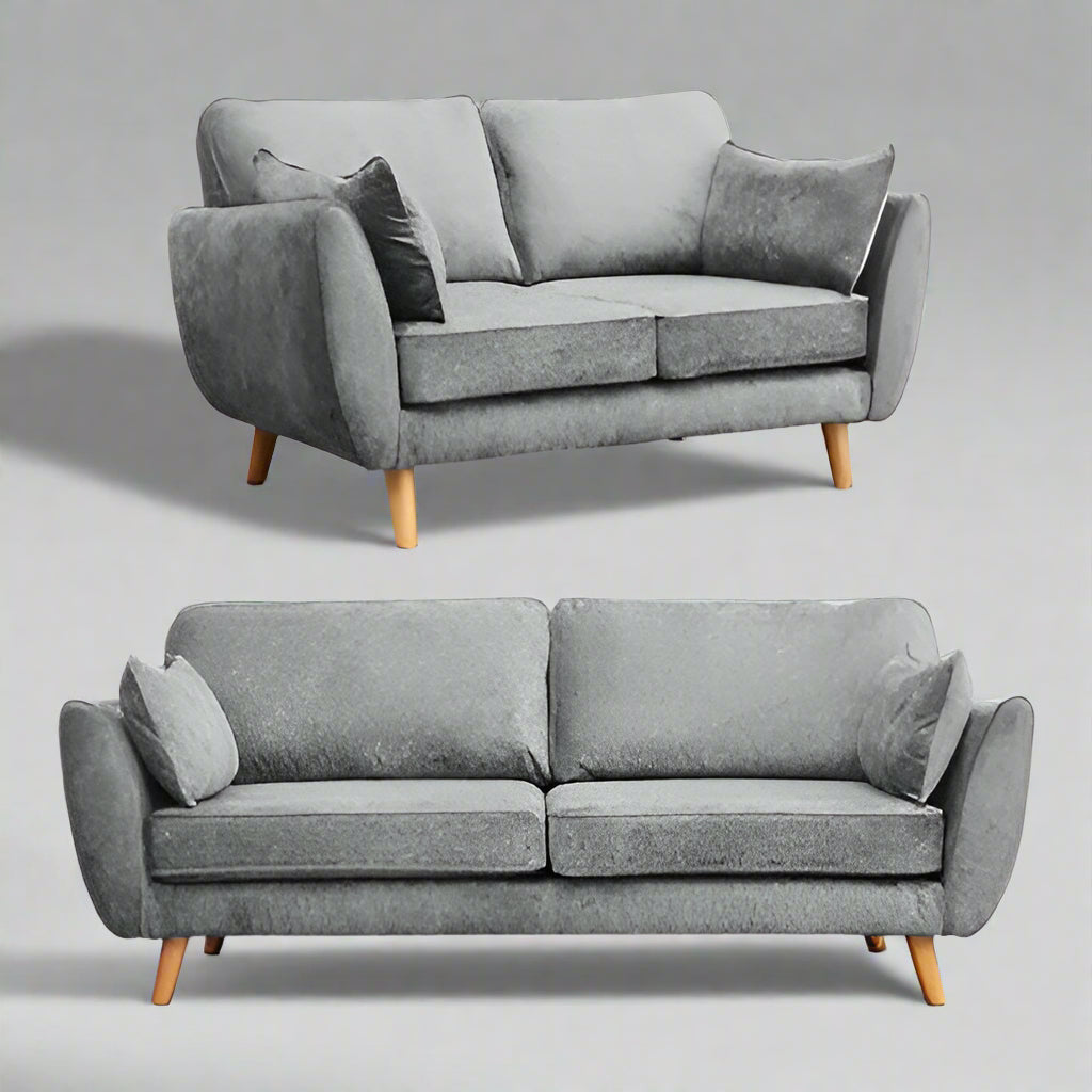 Zinc Sofa | Including Footstool