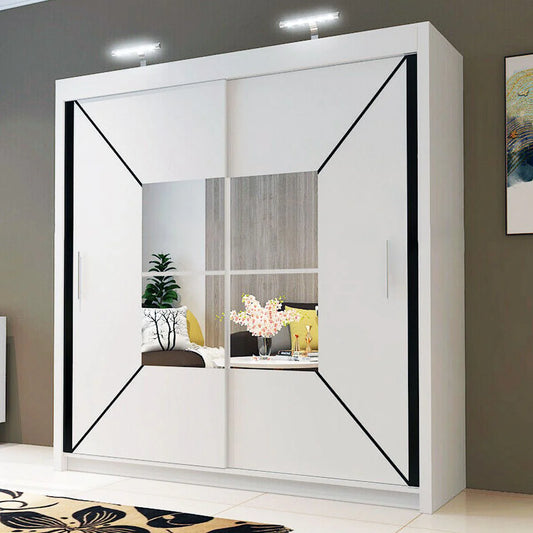 Nicole Sliding Door Wardrobe | Including Mirrors