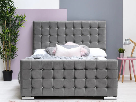 Cubic design Luxury Bed | Including Mattress