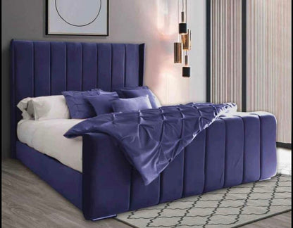 Panel Line Wing Ottoman Bed | Including Mattress