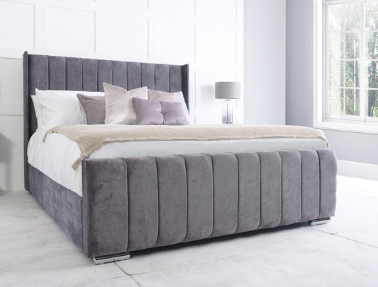 Panel Line Wing Luxury Bed | Including Mattress