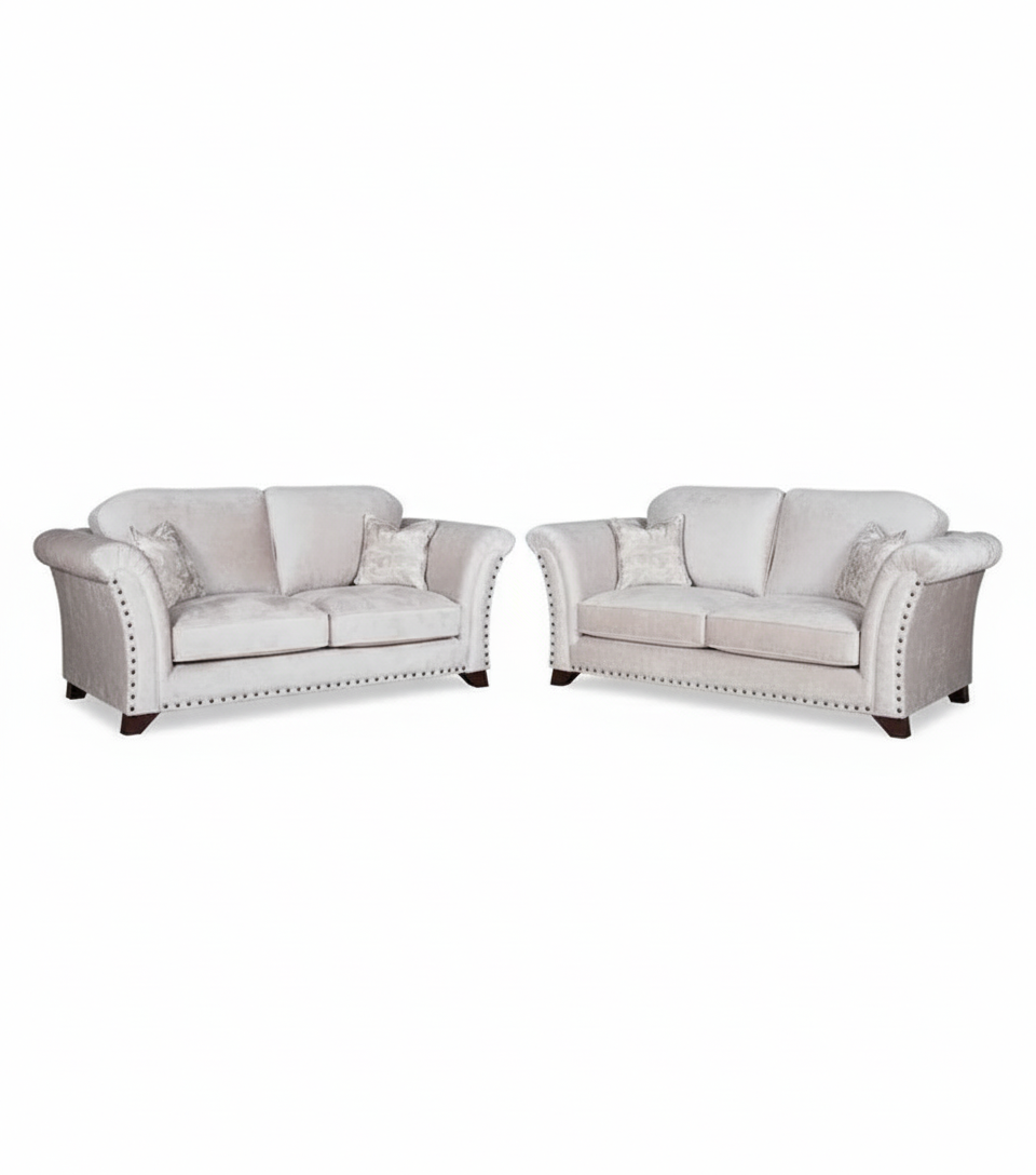 Harrison Full Back Sofa | With Footstool