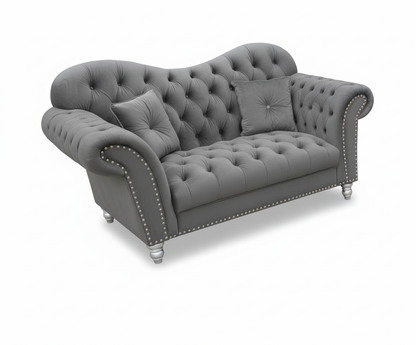 Elegance Chesterfield Sofa | Including Footstool