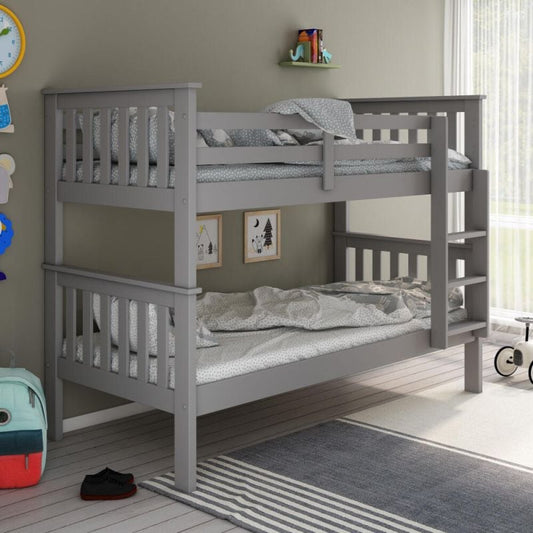 Single Wooden Bunk Bed | Convertible | Including 2x Mattress