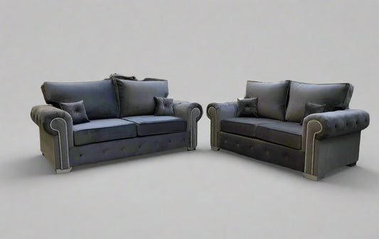 Olympia Full Back Sofa | Including Footstool