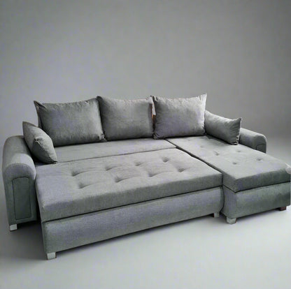 Belin Sofa Bed | 3 Seater Corner Storage Sofa Bed | L-Shape Sofa Bed