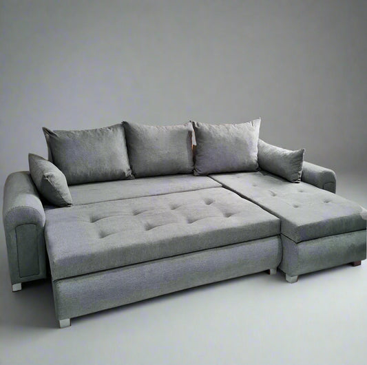Belin Sofa Bed | 3 Seater Corner Storage Sofa Bed | L-Shape Sofa Bed