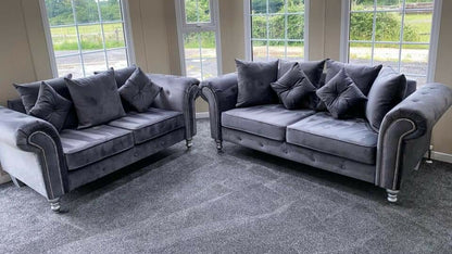 Olympia Scatter Back Sofa | Including Footstool